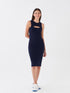 LC Waikiki Crew Neck Window Detailed Women's Bodycon Dress